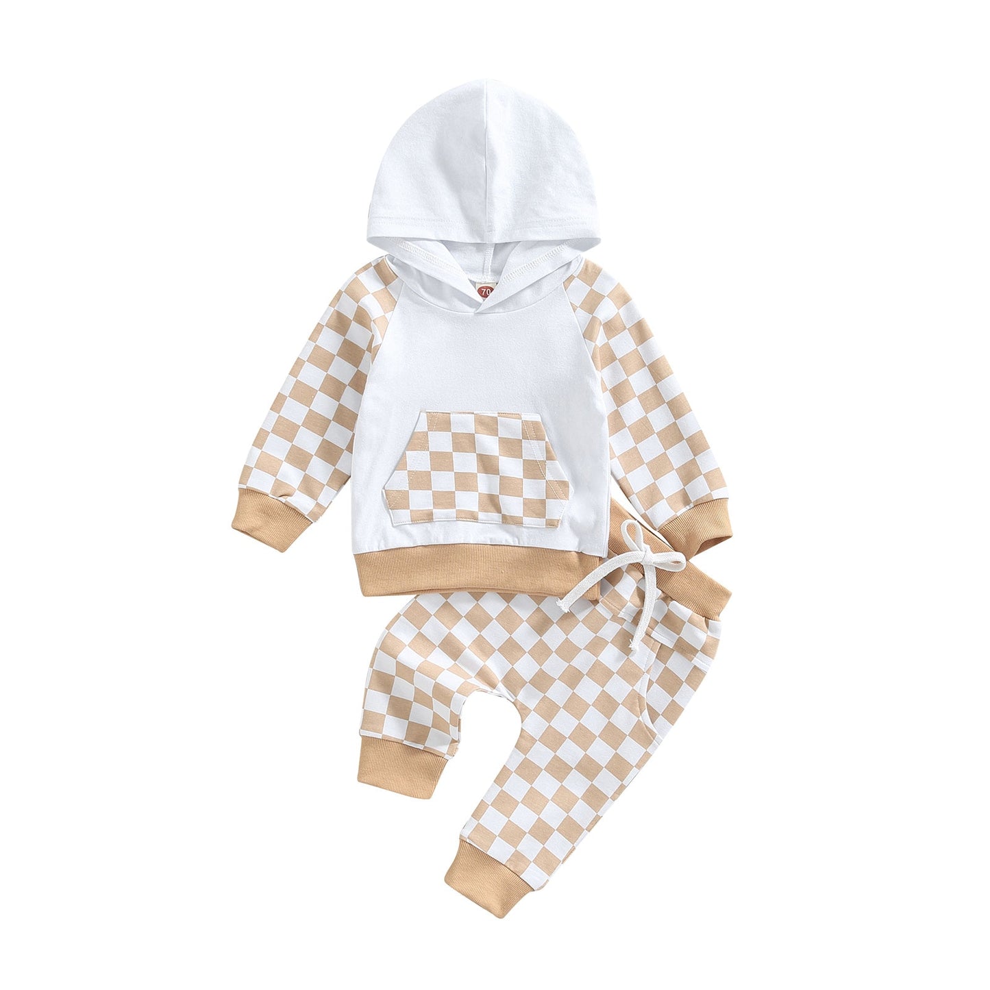 Hooded Pouch Checker Set | (2 Colors)