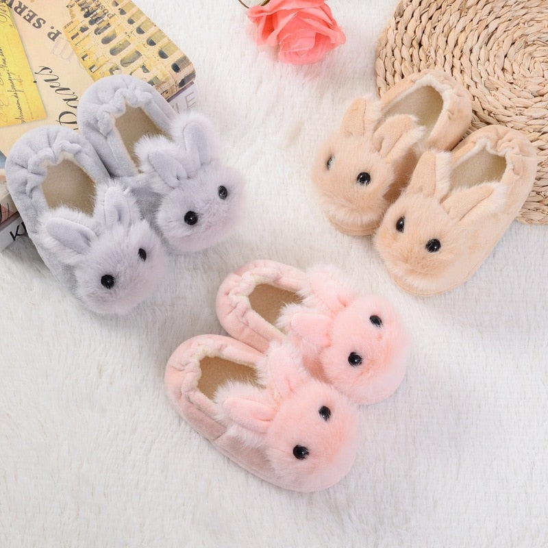 Fluffy Bunny Slippers