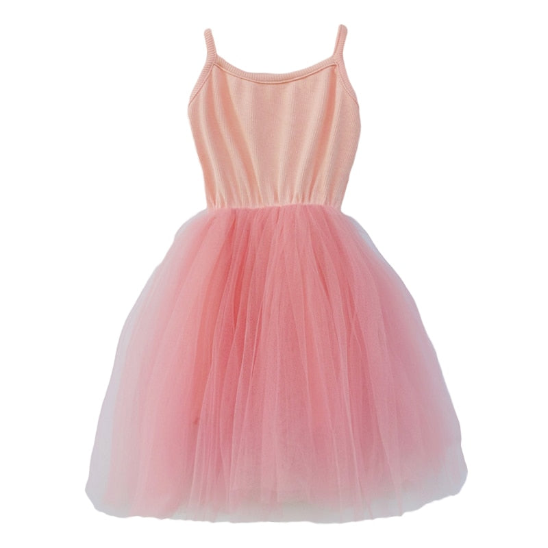 Puffed Tulle Dress | (7 Colors)