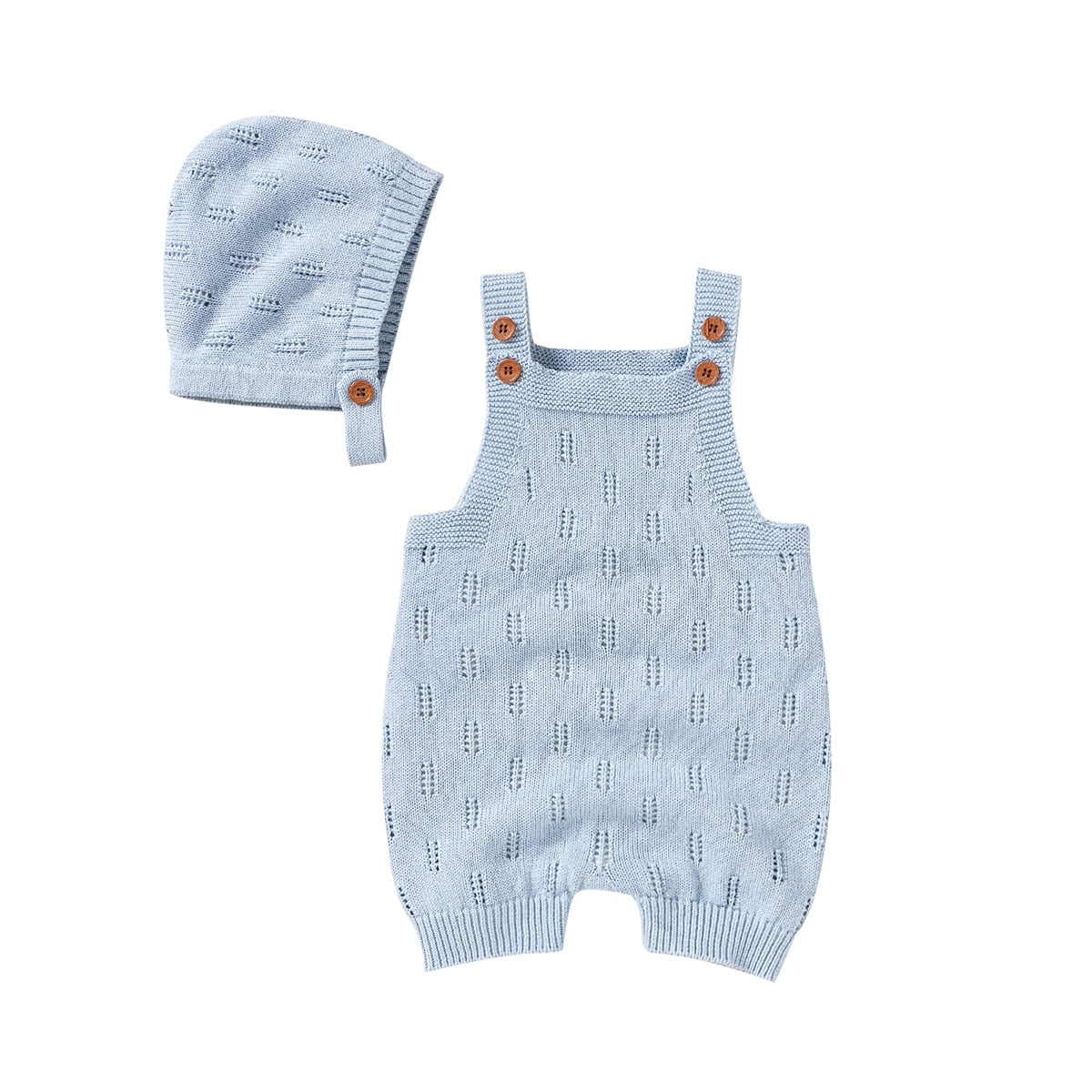 Knit Dungarees | (4 Colors)