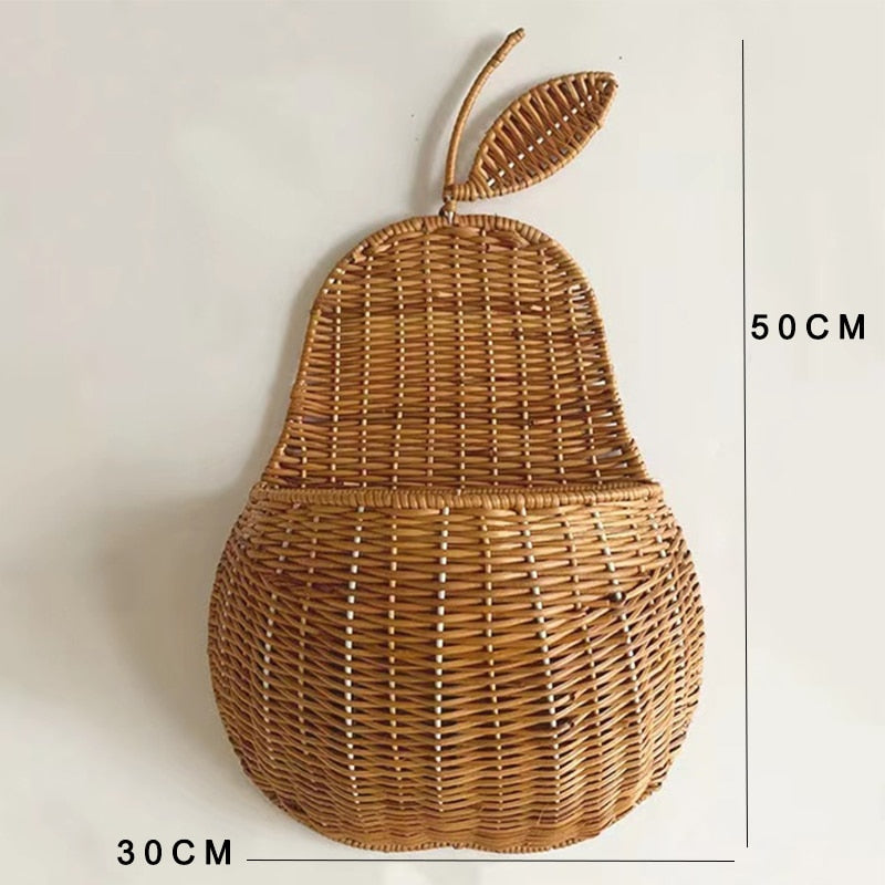 Large Kids Rattan Hanging Basket | (3 Shapes)